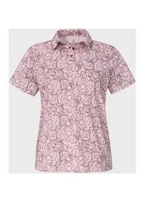 Sch&ouml;ffel Poloshirt SCH&Ouml;FFEL "Hiking Polo Shirt Style Todra WMS", Damen, Gr. 42, rosa (3205, rosa), Oberstoff: 91% Polyester 9% Elasthan, V-Ausschnitt, Shirts