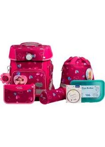 Schulranzen School-Mood "Champion Maxx Pro", Kinder, Gr. B/H/T: 30cm x 40cm x 23cm, klara (h&auml;schen) mit moodie willi wissbegier, Polyester, Rucks&auml;cke