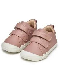 Sneaker Geox "B STEPPIEUP GIRL", Damen, Gr. 22, rosa, Nappaleder, Schuhe Sneaker, Sneaker, Klettschuh, Babyschuh mit modischer Perforierung