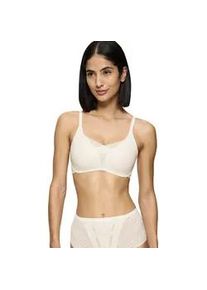 B&uuml;gelloser BH Triumph "Shape Smart Ellipse", Damen, Gr. 1, N-Gr, wei&szlig; (ecru wei&szlig;), Microtouch, Obermaterial: 48% Polyamid, 27% Polyester, 25% Elasthan, BHs, gl&auml;ttend, tieferes Dekollet&eacute;, wellenf&ouml;rmigen Jacquard-Mesh