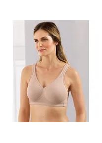 B&uuml;gelloser BH Speidel, Damen, Gr. 85, Cup B, beige (elfenbein), 94% Baumwolle, 6% Elasthan, BHs