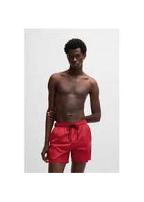 Badehose HUGO UNDERWEAR "Haiti", Damen, Gr. XL (54), N-Gr, rot, Microfaser, Obermaterial: 100% Polyacryl, Badehosen Badehose, mit Markenschriftzug auf der Kordel