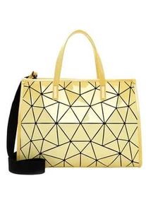 Shopper SURI FREY "Shopper SFY SURI Sports Jessy-Lu finish", Damen, Gr. B/H/T: 40cm x 30cm x 16cm 0, gelb (gelb, finish 469), Polyurethan, Taschen Shopper