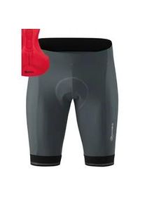 Fahrradhose Gonso "SITIVO M", Herren, Gr. S, Normalgr&ouml;&szlig;en, grau (hellrot), 65% Polyamid, 35% Elasthan, Hosen Fahrradhose, Herren Radhose mit innovativem Sitzpolsterkonzept