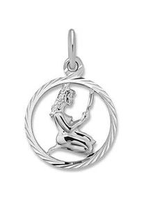 Sternzeichenanh&auml;nger ONE ELEMENT "Sternzeichen Anh&auml;nger aus 925 Silber", silber, Schmuckanh&auml;nger, Damen, JungfrauimSetmitHalskette, Steinbock, Silber 925 (Sterlingsilber), Sinnbild Ihrer Pers&ouml;nlichkeit &ndash; eine sch&ouml;ne Idee zum Verschenken