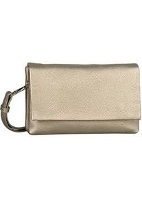 Abendtasche Gabor "Salara", Damen, Gr. B/H/T: 23cm x 14cm x 4,5cm, rosa (metallic rose), Polyurethan, clean, gepflegt, gepr&auml;gtes Muster, unifarben, Taschen Abendtasche, schlicht und funktional, mit 2 Kammern je nach Anlass variabel tragbar