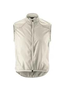 Funktionsweste Gonso "Road Vest Wind M", Herren, Gr. M, grau (hellgrau), 100% Polyester, Westen Funktionsweste, Herren Weste, atmungsaktive Radweste, leichte Windweste, Tight Fit