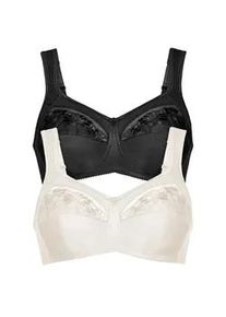 Entlastungs-BH Anita "Entlastungs BH Safina", Damen, Gr. 90, Cup D, bunt (crystal schwarz), Obermaterial: 50% Polyamid PA. 25% Polyester PES. 10% Elasthan EL. 10% Viskose CV. 5% Baumwolle CO., BHs Entlastungs-BH