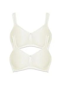 T-Shirt-BH SuSa "2er Pack Spacer BH ohne B&uuml;gel Catania", Damen, Gr. 90, Cup E, beige (champagner champagner), Stoff, Obermaterial: 43% Polyamid PA. 39% Polyester PES. 18% Elasthan EL., BHs T-Shirt-BH