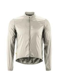 Fahrradjacke Gonso "Road Jacket Wind M", Herren, Gr. S, grau (hellgrau), 100% Polyester, Rundhals, Jacken Fahrradjacke, Herren Radjacke, atmungsaktive Rennrad-Windjacke, Funktionsjacke
