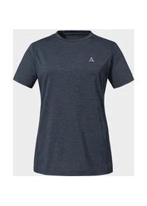 Sch&ouml;ffel Funktionsshirt SCH&Ouml;FFEL "CIRC T Shirt Tauron L", Damen, Gr. 38, blau (8820, blau), Oberstoff: 100% Polyester, Rundhals, Shirts Funktionsshirt
