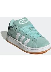 Sneaker Adidas ORIGINALS "CAMPUS 00S", M&auml;dchen, Gr. 30, gr&uuml;n (semi flash aqua, cloud wei&szlig;, gum 2), Leder, Synthetik, Schuhe Sneaker, f&uuml;r Kinder