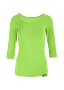 3/4-Arm-Shirt WINSHAPE "WS4", Damen, Gr. S, gr&uuml;n (apfelgr&uuml;n), 90% Baumwolle, 10% Elasthan, Rundhals, Shirts 3/4-Arm-Shirt