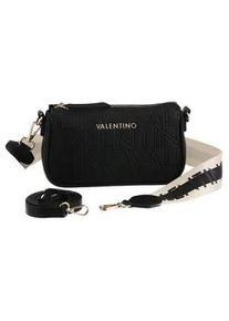 Umh&auml;ngetasche Valentino BAGS "CROSSBODY PANSY", Damen, Gr. B/H/T: 23,5cm x 13,5cm x 5cm, schwarz (nero), Polyurethan, Taschen Umh&auml;ngetasche, Schultertasche Handtasche Damen