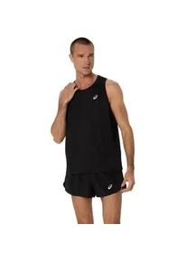 Lauftop asics "asics CORE SINGLET", Herren, Gr. L, schwarz (performance schwarz), Obermaterial: 100% Polyester, Tops