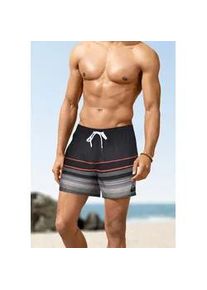 Badeshorts Quiksilver "HINAKO VL 15 YM", Herren, Gr. S, N-Gr, schwarz hinako, Obermaterial: 100% Polyester, Badehosen Badeshorts, sportlicher Stil, leichtes Polyester