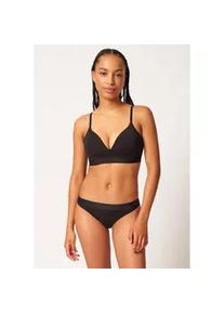 Triangel-BH Skiny "Smartouch", Damen, Gr. 85, Cup B, schwarz, Obermaterial: 92% Viskose, 8% Elasthan, Basic, normal, BHs Triangel-BH, mit Polsterung, weich, b&uuml;gellos, elastisch, Viskosemix