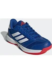 Hallenschuh Adidas PERFORMANCE "LIGRA 8 INDOOR", Herren, Gr. 42,5, royal blau, cloud wei&szlig;, pure ruby, Synthetik, Textil, Schuhe Hallenschuh, geeignet f&uuml;r jeden Hallensport