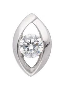 Adelia&acute;s Kettenanh&auml;nger ADELIA ́S "Damen Gold Schmuck 333 Wei&szlig;gold Anh&auml;nger mit Zirkonia", silber, Schmuckanh&auml;nger, Damen, mit Zirkonia, Gold, Kettenanh&auml;nger, mit Zirkonia Goldschmuck f&uuml;r Damen