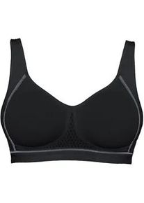 Sport-BH SuSa "Sport BH Move medium", Damen, Gr. 95, Cup E, schwarz, Obermaterial: 49% Polyamid PA. 33% Polyester PES. 18% Elasthan EL., BHs Sport-BH