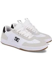 Sneaker DC Shoes "DC Astrix", Herren, Gr. 12(46), wei&szlig; (wei&szlig;, schwarz), Obermaterial:61.35% Leder, 38.65% Synthetikmaterial;, Schuhe Sneaker