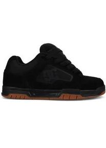 Sneaker DC Shoes "DC Coiler", Herren, Gr. 10,5 (44), schwarz (schwarz, gum), Obermaterial:42.52% Leder, 34.74% Synthetikmaterial, 22.74% Microfaser;, Schuhe Sneaker