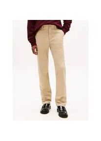 Chinohose Tommy Hilfiger "CORE DENTON ESSENTIAL", Herren, Gr. 36, L&auml;nge 32, batique khaki, Twill, Obermaterial: 97% Baumwolle, 3% Elasthan, unifarben, gerade normal, Hosen Chinohose, Straight Fit, Baumwolle mit Stretch