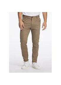 Stoffhose LINDBERGH "Stoffhose Slim Fit", Herren, Gr. S, beige (deep sand mix), Obermaterial: 75% Polyester, 22% Viskose, 3% Elasthan; Futter: 65% Polyester, 35% Baumwolle, unifarben, slim fit, Hosen Stoffhose