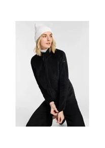 Fleecejacke Killtec "KOW 6 WMN KNTFLC JCKT", Damen, Gr. 40, schwarz, Obermaterial: 100% Polyester, Jacken Fleecejacke, &Uuml;bergangsjacke, windabweisend, mit Stehkragen