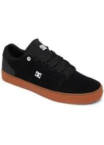 Sneaker DC Shoes "Hyde", Herren, Gr. 6(38), schwarz (schwarz, gum), Obermaterial: Leder / Futter: Textil / Au&szlig;ensohle: Gummi, Schuhe Sneaker
