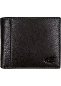 Geldb&ouml;rse Camel Active "Pine", Damen, schwarz, Leder, clean, gepflegt, unifarben, Kleinlederwaren, aus pflanzlich gegerbtem Rindsleder im kernigen Look mit RFID-Schutz