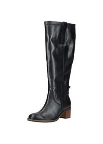 Stiefel Gabor "Gabor Stiefel Leder", Damen, Gr. 37, notte, Leder, Schuhe Stiefel