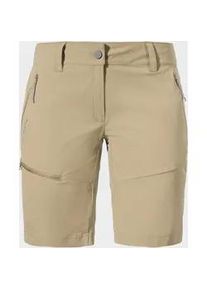 Sch&ouml;ffel Shorts SCH&Ouml;FFEL "Shorts Toblach2", Damen, Gr. 46, Normalgr&ouml;&szlig;en, beige (4705, beige), Oberstoff: 89% Nylon, 11% Elasthan, Hosen Shorts