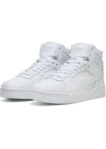 Sneaker Puma "RBD BREAK MID", Herren, Gr. 42,5, wei&szlig; (Puma wei&szlig;, cool light gray, Puma schwarz), Leder, mehrfarbig, Schuhe Sneaker, kn&ouml;chelhoch, mit Gummilaufsohle, Obermaterial aus Leder