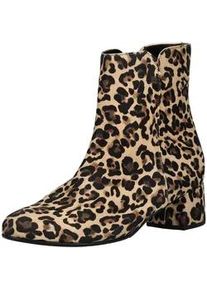 Stiefelette Gabor "Gabor Stiefelette Leder", Damen, Gr. 39, leopard, Leder, Schuhe Stiefelette