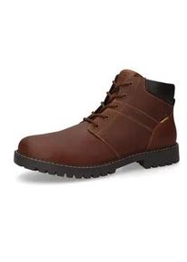 Winterboots Camel Active, Herren, Gr. 41, braun, Leder, Schuhe Winterboots, Schn&uuml;rstiefel mit Profilsohle und Warmfutter