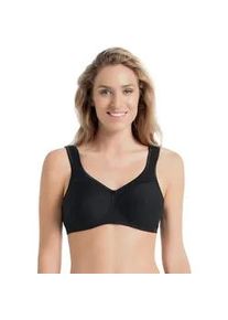 Entlastungs-BH Anita SINCE 1886 "Jana", Damen, Gr. 105, Cup D, schwarz, Piqu&eacute;, Obermaterial: 80% Baumwolle, 15% Polyamid, 5% Elasthan, BHs Entlastungs-BH, Baumwollmix, schlicht, elastisch, funktionell, Entlastungstr&auml;ger