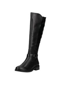 Stiefel Remonte "Remonte Stiefel Leder/Synthetik", Damen, Gr. 37, schwarz (schwarz, schwarz), Leder, Synthetik, Schuhe Stiefel