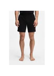Shorts HUGO UNDERWEAR "Laze Shorts CW 10", Herren, Gr. S, N-Gr, schwarz (schwarz 001), Jersey, Obermaterial: 95% Baumwolle, 5% Elasthan, unifarben, Basic, relaxed fit, Hosen Shorts, mit elastischem Bund