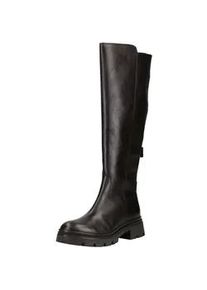 Stiefel Gabor "Gabor Stiefel Leder", Damen, Gr. 38,5, moro, Leder, Schuhe Stiefel