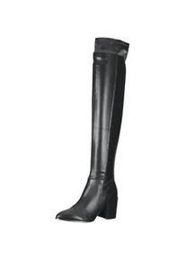 Overkneestiefel Steve Madden "Steve Madden Stiefel Lederimitat", Damen, Gr. 40, schwarz, Lederimitat, Schuhe