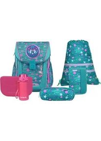 Schulranzen McNeill "Primo, inkl. Etui, Turnbeutel", Kinder, Gr. B/H/T: 30cm x 38cm x 20cm, seafish, Polyester, Rucks&auml;cke