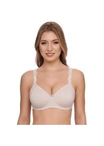 Minimizer-BH SuSa "London", Damen, Gr. 75, Cup G, sand, Obermaterial: 77% Polyamid, 23% Elasthan, BHs Minimizer-BH, mit B&uuml;geln