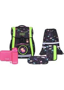 Schulranzen McNeill "Bravo, inkl. Etui, Turnbeutel", Kinder, Gr. B/H/T: 30cm x 40cm x 22cm, capybar, Polyester, Rucks&auml;cke