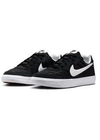 Sneaker Nike SPORTSWEAR "NSW TIEMPO TRAINER", Herren, Gr. 44,5, schwarz, wei&szlig;, gum med braun, Synthetik, Schuhe Sneaker