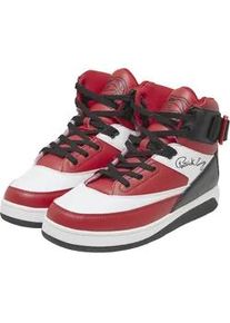 Trainingsschuh Ewing "Ewing Rebound by Ewing 33 HI Strap", Damen, Gr. 41,5, schwarz, wei&szlig;, rot, Leder, Schuhe