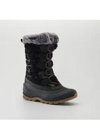Winterstiefel Kamik "SNOVALLEY6", Damen, Gr. 37, schwarz, Leder, Synthetik, Schuhe Winterstiefel, Winterschuhe, Winterboots, Snowboots, wasserdicht, gef&uuml;ttert