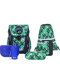 Schulranzen McNeill "Primo, inkl. Etui, Turnbeutel", Kinder, Gr. B/H/T: 30cm x 38cm x 20cm, game zone, Polyester, Rucks&auml;cke