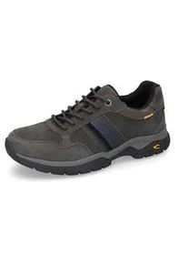 Schn&uuml;rschuh Camel Active, Herren, Gr. 42, blau (asphalt, blau), Leder, Basic, Schuhe Schn&uuml;rschuh, Sneaker, Freizeitschuh mit robuster Trekkingsohle