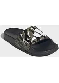 Badesandale Adidas SPORTSWEAR "ADILETTE SHOWER LOGO KIDS SANDALE", M&auml;dchen, Gr. 38, core schwarz, chalk wei&szlig;, tent gr&uuml;n, Synthetik, Schuhe, Badelatschen f&uuml;r Kinder & Jugendliche